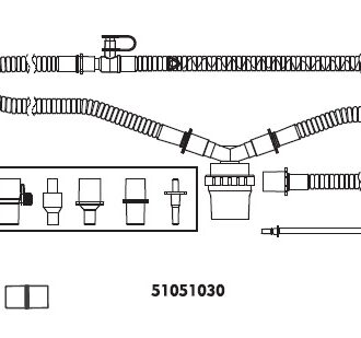 Obwód oddechowy do respiratora noworodkowego