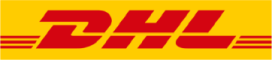 Logotyp firmy kurierskiej DHL